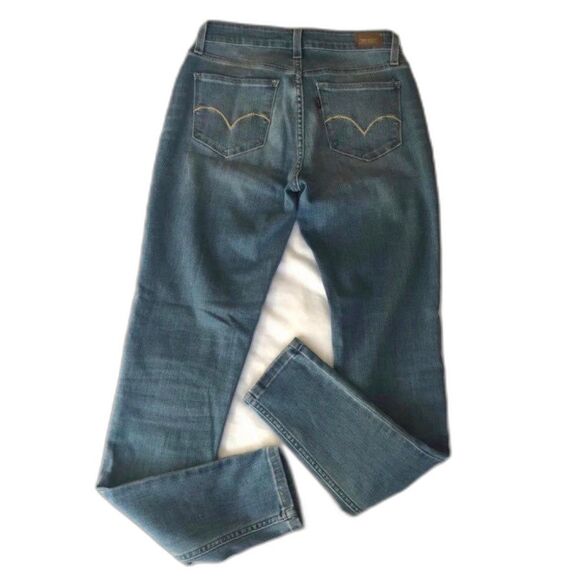 Womens Levis 11997 Legging Slim Skinny Stretch Blue Jeans W27 L30 Light EEUC! - Picture 10 of 12